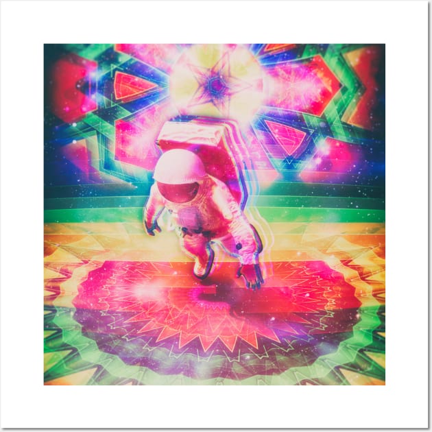 Trippy astronaut Wall Art by PsychedelicAstronaut